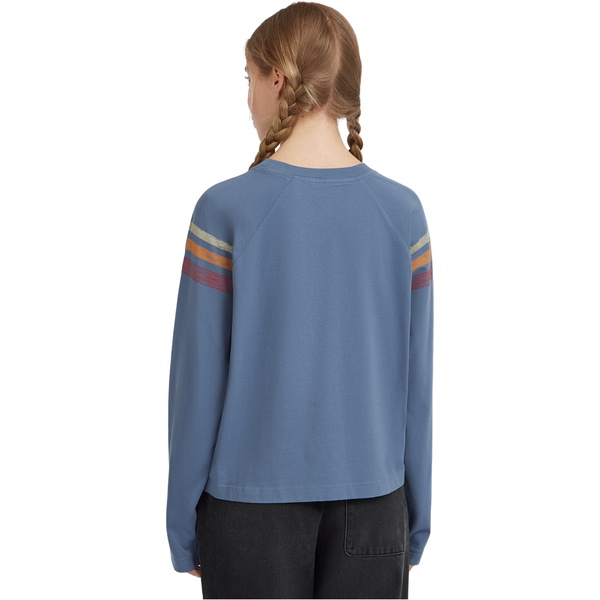 2025 O'Neill Womens O'Riginals Long Sleeve T-Shirt 1850229 - Mozart Blue